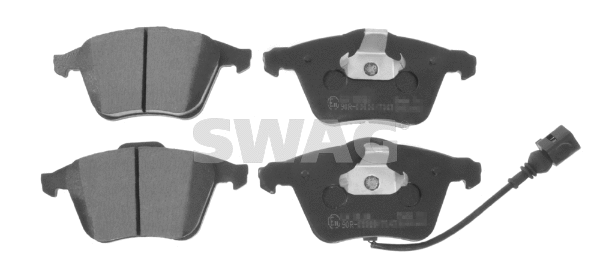 Kit de plaquettes de frein, frein à disque SWAG 32 91 6796