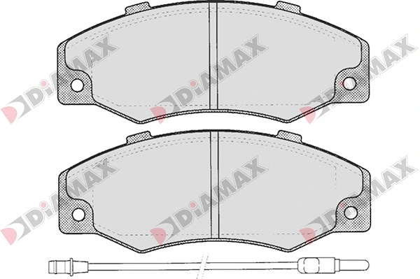 Kit de plaquettes de frein, frein à disque DIAMAX N09035