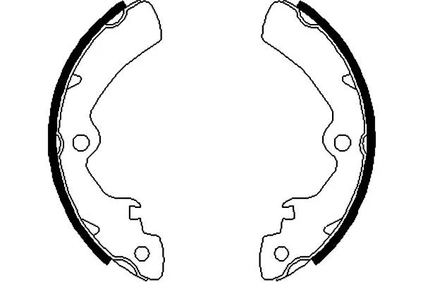Jeu de mâchoires de frein KAVO PARTS KBS-8917