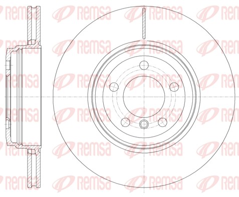Disque de frein REMSA 6852.10