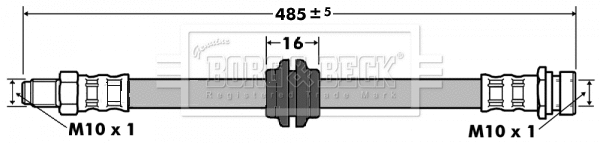Flexible de frein BORG & BECK BBH7468