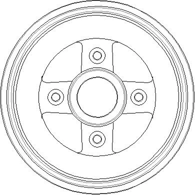 Tambour de frein National NDR371