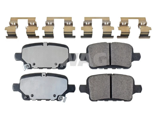 Kit de plaquettes de frein, frein à disque SWAG 33 10 7489