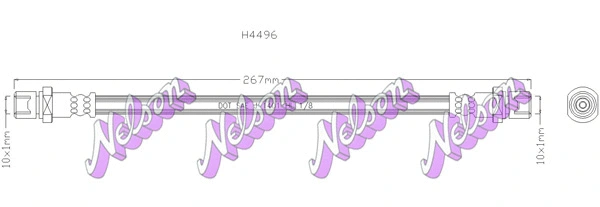 Flexible de frein KAWE H4496
