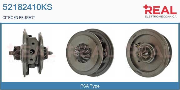 Groupe carter, turbocompresseur REAL 52182410KS