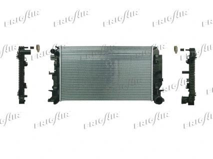 Radiateur, refroidissement du moteur FRIGAIR 0206.2087