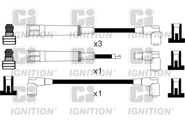 Kit de câbles d'allumage QUINTON HAZELL XC468