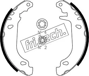 Jeu de mâchoires de frein fri.tech. 1088.216