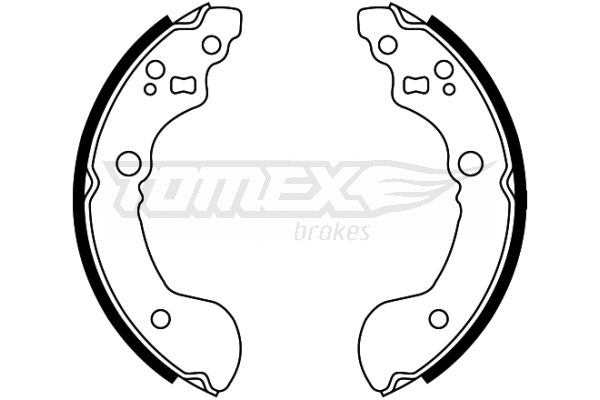 Jeu de mâchoires de frein TOMEX Brakes TX 22-31