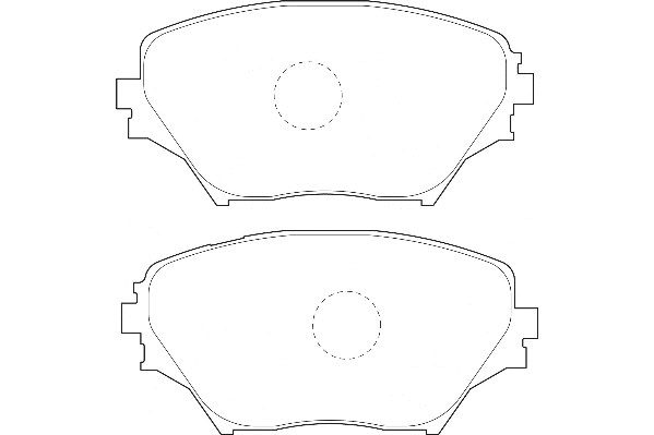 Kit de plaquettes de frein, frein à disque Omnicraft 2135020