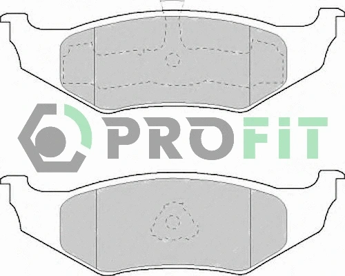 Kit de plaquettes de frein, frein à disque PROFIT 5000-1099