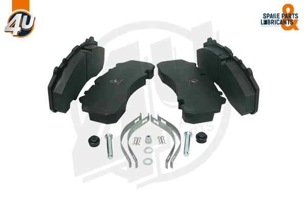 Kit de plaquettes de frein, frein à disque 4U Autoparts 12498SC