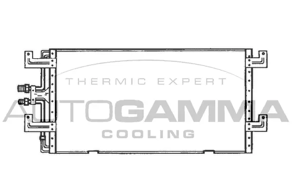 Condenseur, climatisation AUTOGAMMA 102824
