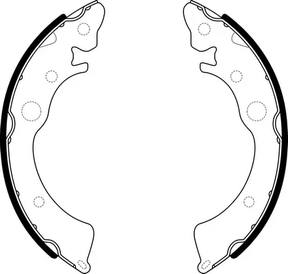 Jeu de mâchoires de frein SB BS28527