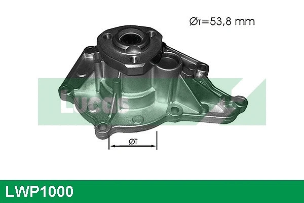 Pompe à eau, refroidissement du moteur LUCAS LWP1000