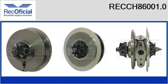 Groupe carter, turbocompresseur RECOFICIAL RECCH86001.0