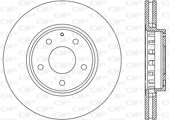 Disque de frein OPEN PARTS BDR2833.20