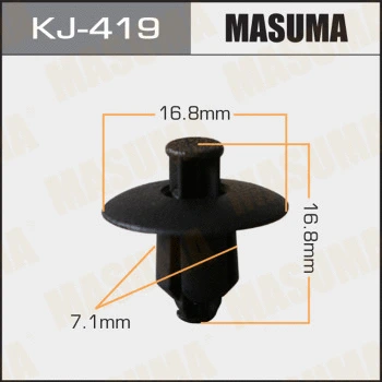 Clip, enjoliveur MASUMA KJ-419