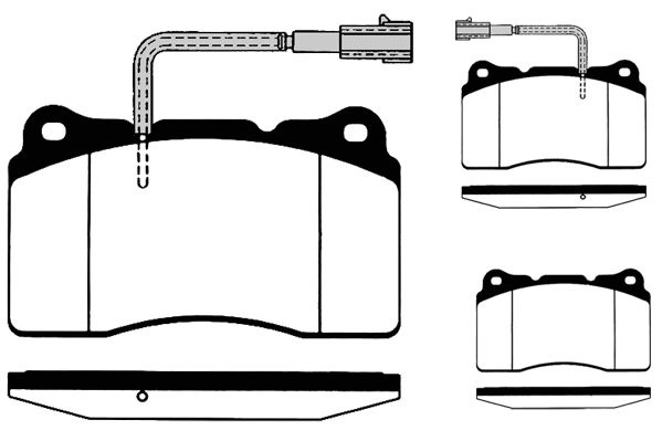 Kit de plaquettes de frein, frein à disque RAICAM RA.0604.2