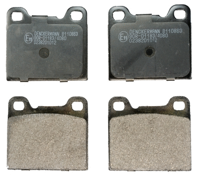 Kit de plaquettes de frein, frein à disque DENCKERMANN B110863