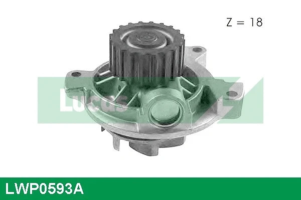 Pompe à eau, refroidissement du moteur LUCAS LWP0593A