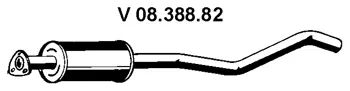 Silencieux avant EBERSPÄCHER 08.388.82