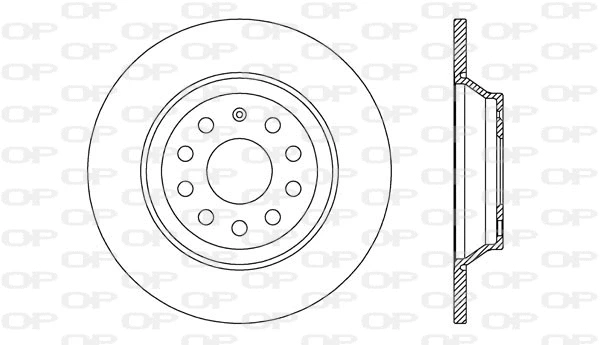 Disque de frein OPEN PARTS BDR2721.10