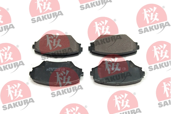 Kit de plaquettes de frein, frein à disque SAKURA 600-20-3995