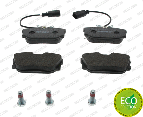 Kit de plaquettes de frein, frein à disque FERODO FDB1482