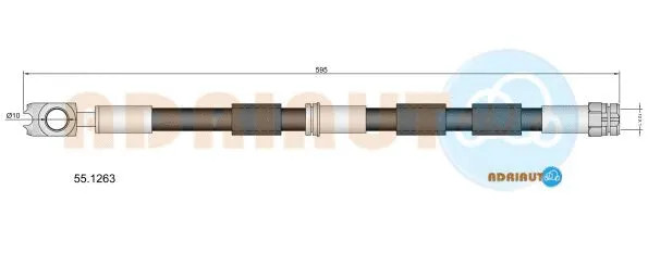 Flexible de frein ADRIAUTO 55.1263