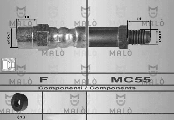 Flexible de frein AKRON-MALÒ 80712