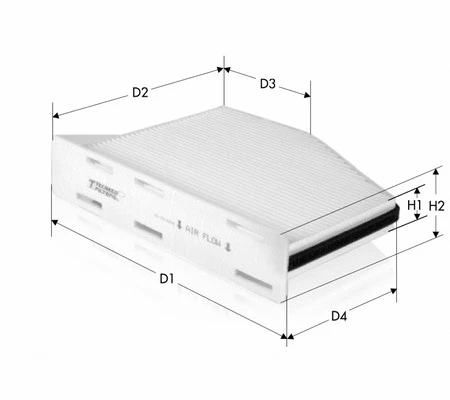 Filtre, air de l'habitacle TECNECO FILTERS CK9922