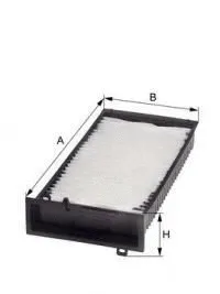 Filtre, air de l'habitacle UNIFLUX FILTERS XC240