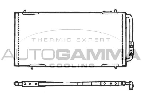 Condenseur, climatisation AUTOGAMMA 101577
