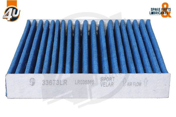 Filtre, air de l'habitacle 4U Autoparts 33673LR