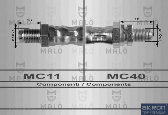 Flexible de frein AKRON-MALÒ 8600