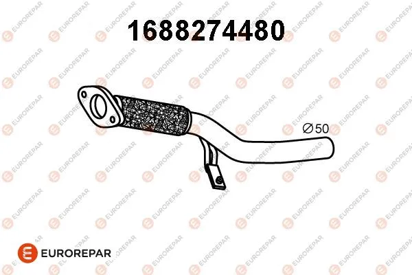 Tuyau d'échappement EUROREPAR 1688274480