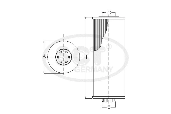 Filtre à huile SCT - MANNOL SH 446 P