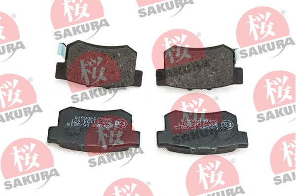 Kit de plaquettes de frein, frein à disque SAKURA 601-40-6670