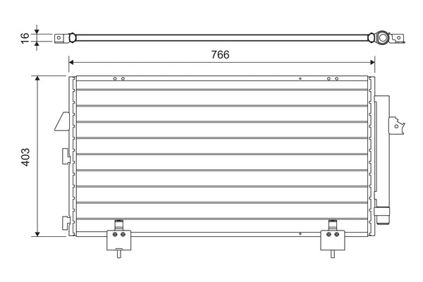 Condenseur, climatisation VALEO 814218