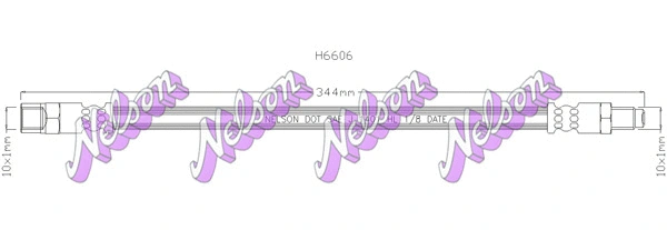 Flexible de frein BROVEX-NELSON H6606