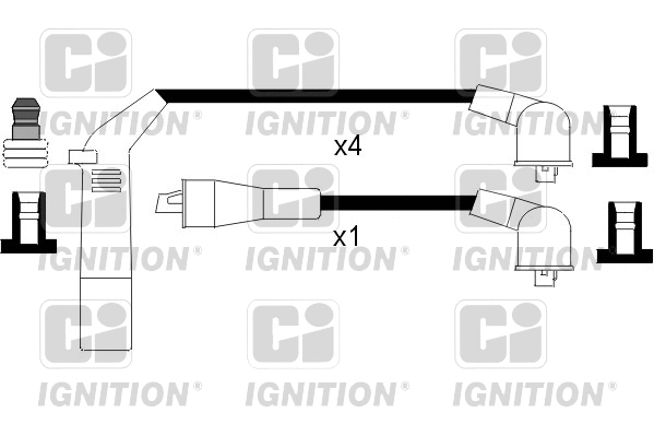 Kit de câbles d'allumage QUINTON HAZELL XC342
