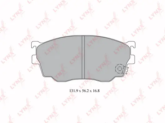 Kit de plaquettes de frein, frein à disque LYNXAUTO BD-5119