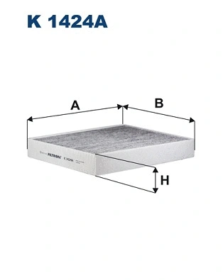 Filtre, air de l'habitacle FILTRON K 1424A
