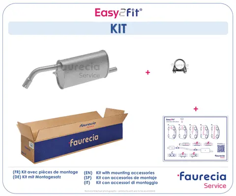Silencieux arrière Faurecia FS75136