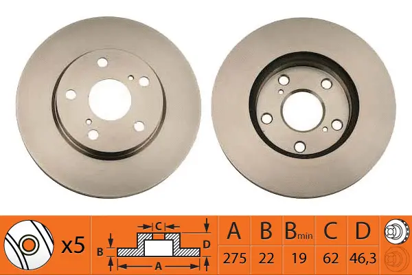 Disque de frein SB BR21149