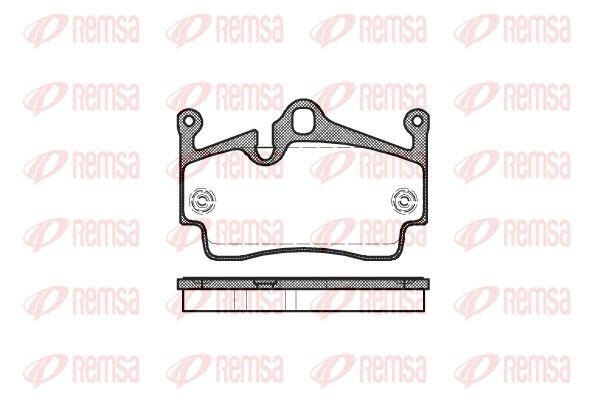 Kit de plaquettes de frein, frein à disque Flexible Drive 119100