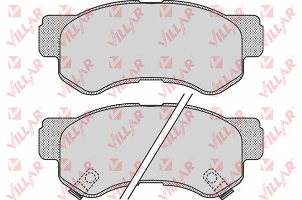 Kit de plaquettes de frein, frein à disque VILLAR 626.0847