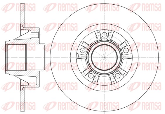 Disque de frein REMSA 6733.00