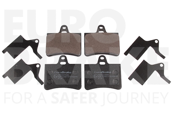 Kit de plaquettes de frein, frein à disque EUROBRAKE 5502221946